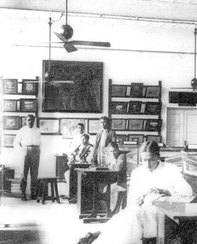 the lab
